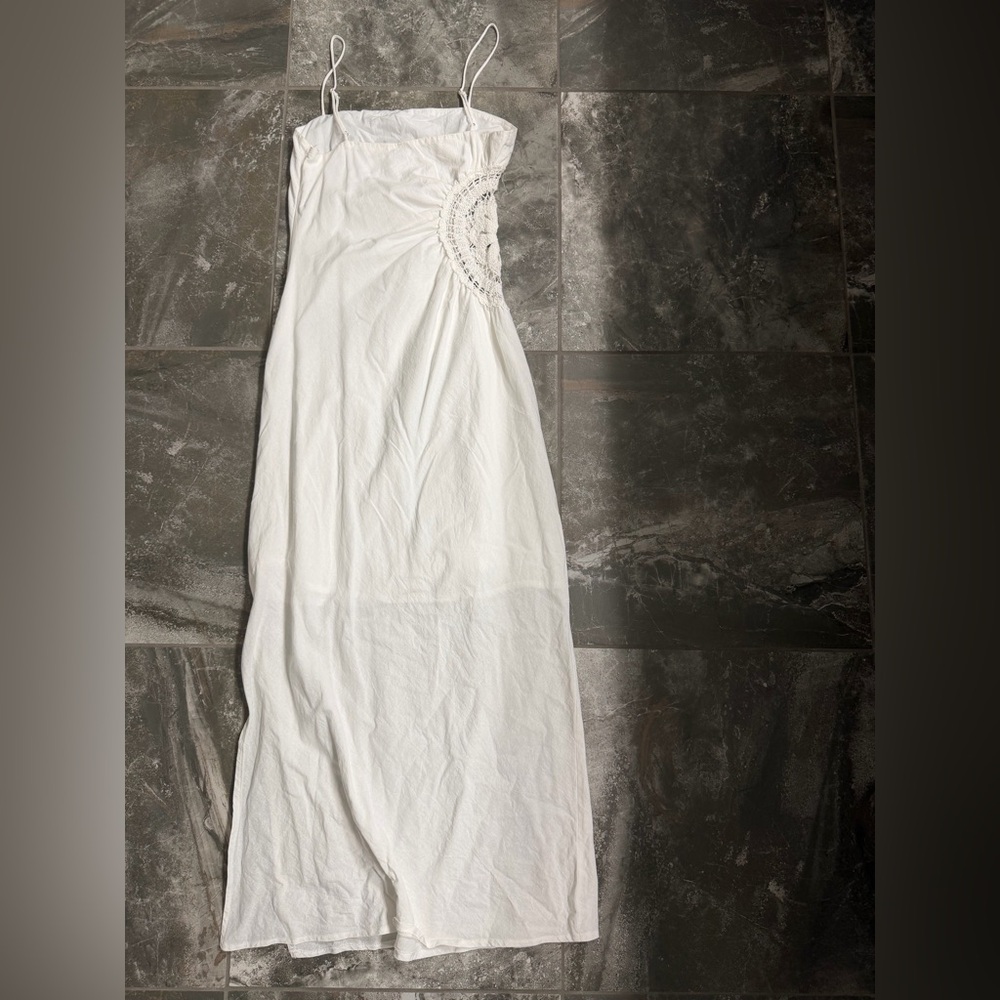 Chic White Maxi Summer Dress